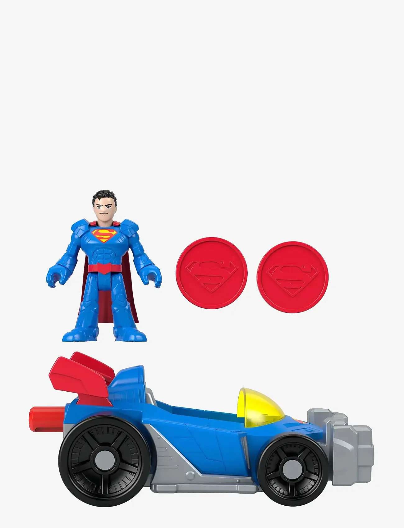 Imaginext - Imaginext DC Super Friends Metal Force Supermobile Toy Car & Superman Action Figure Set - kingitused alla 30€ - multi color - 2