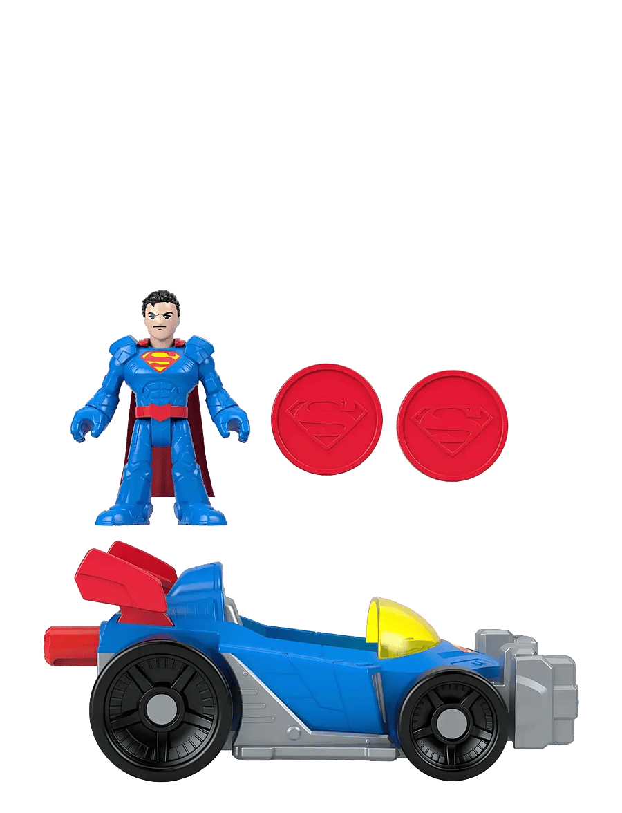 Imaginext - Imaginext DC Super Friends Metal Force Supermobile Toy Car & Superman Action Figure Set - madalaimad hinnad - multi color - 2