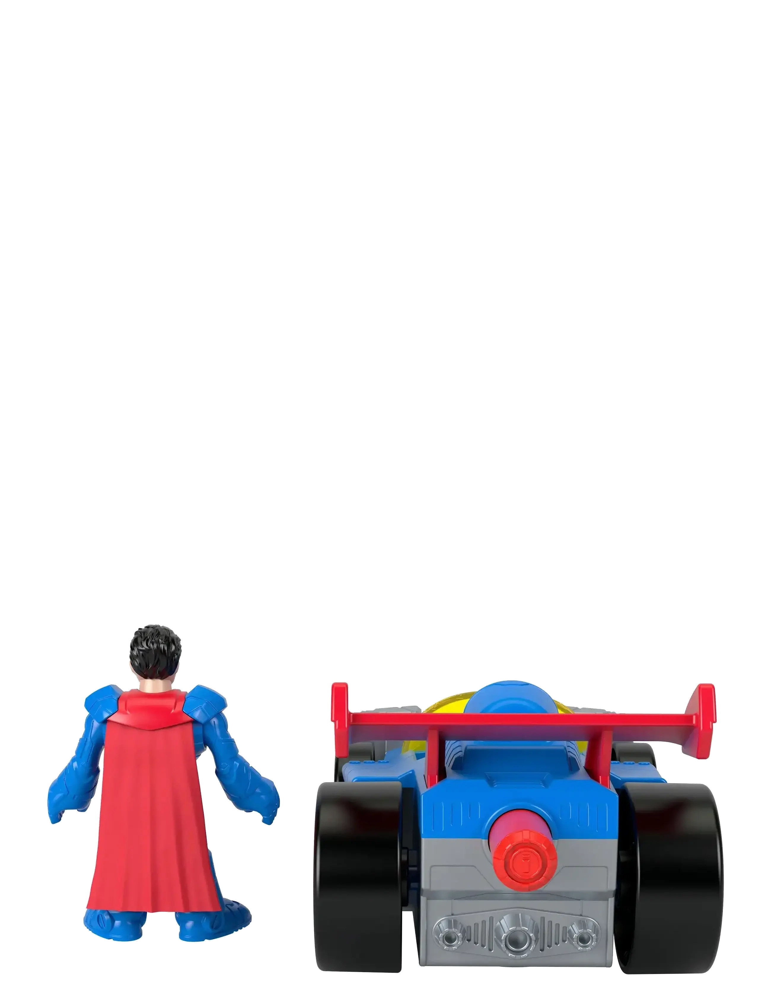 Imaginext - Imaginext DC Super Friends Metal Force Supermobile Toy Car & Superman Action Figure Set - madalaimad hinnad - multi color - 3