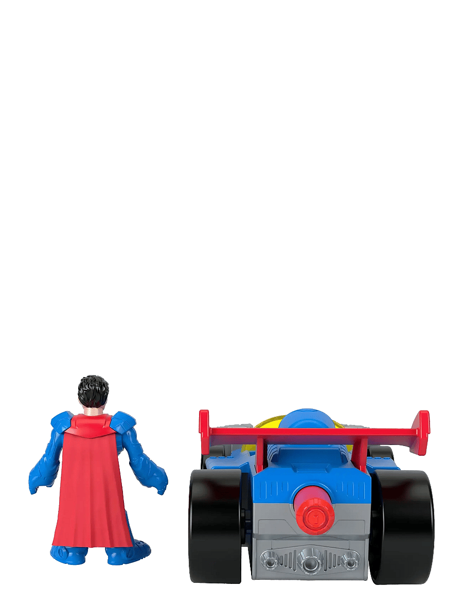 Imaginext - Imaginext DC Super Friends Metal Force Supermobile Toy Car & Superman Action Figure Set - madalaimad hinnad - multi color - 3