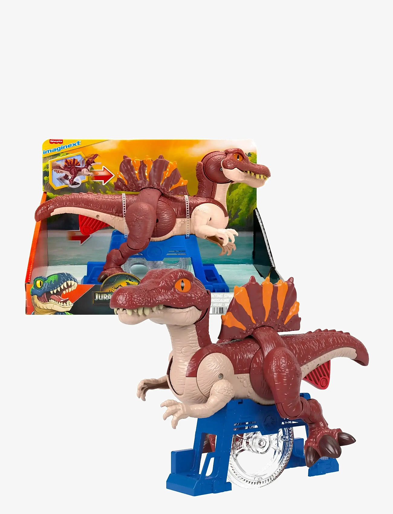 Imaginext - Imaginext Jurassic World Rebirth Aquachomp Chase Mosasaurus Dinosaur Toy Playset - loomad - multi color - 1