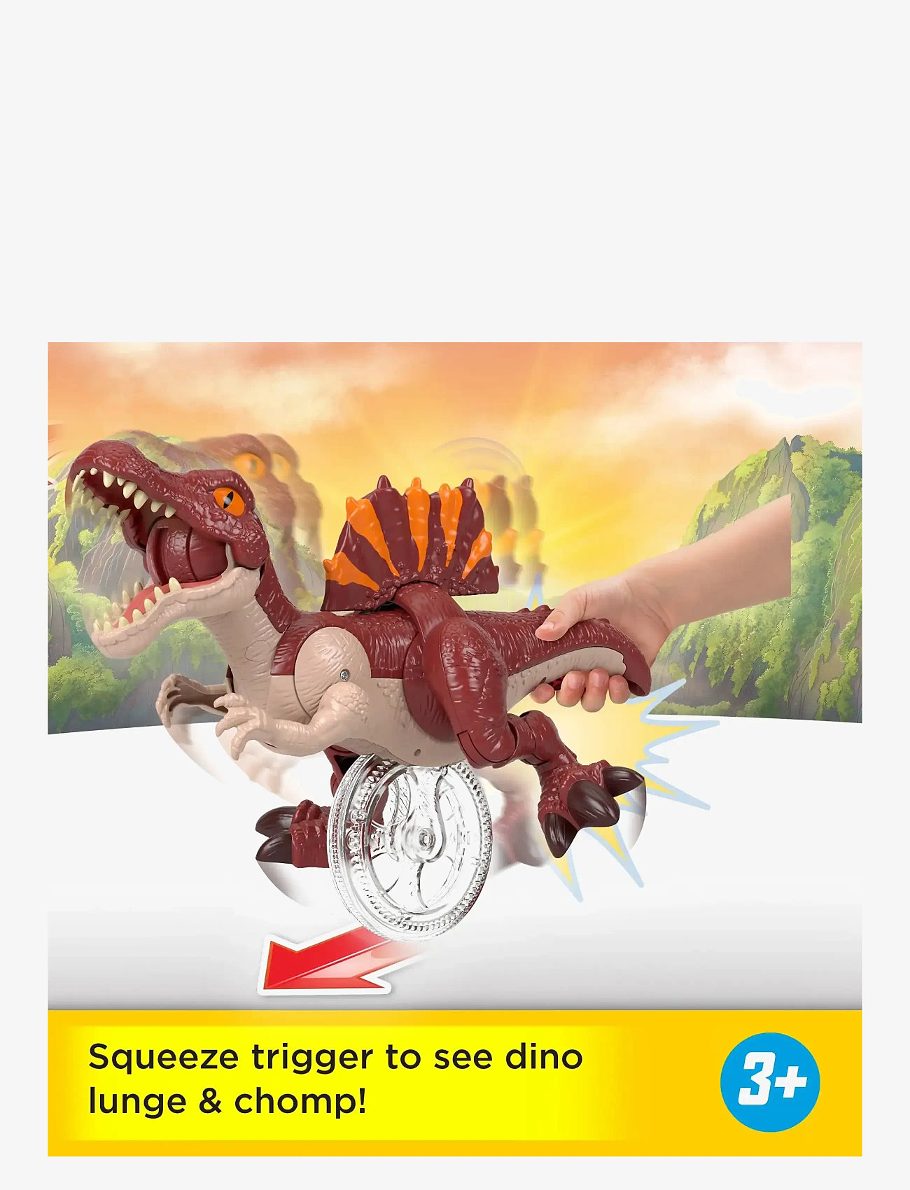 Imaginext - Imaginext Jurassic World Rebirth Aquachomp Chase Mosasaurus Dinosaur Toy Playset - loomad - multi color - 4