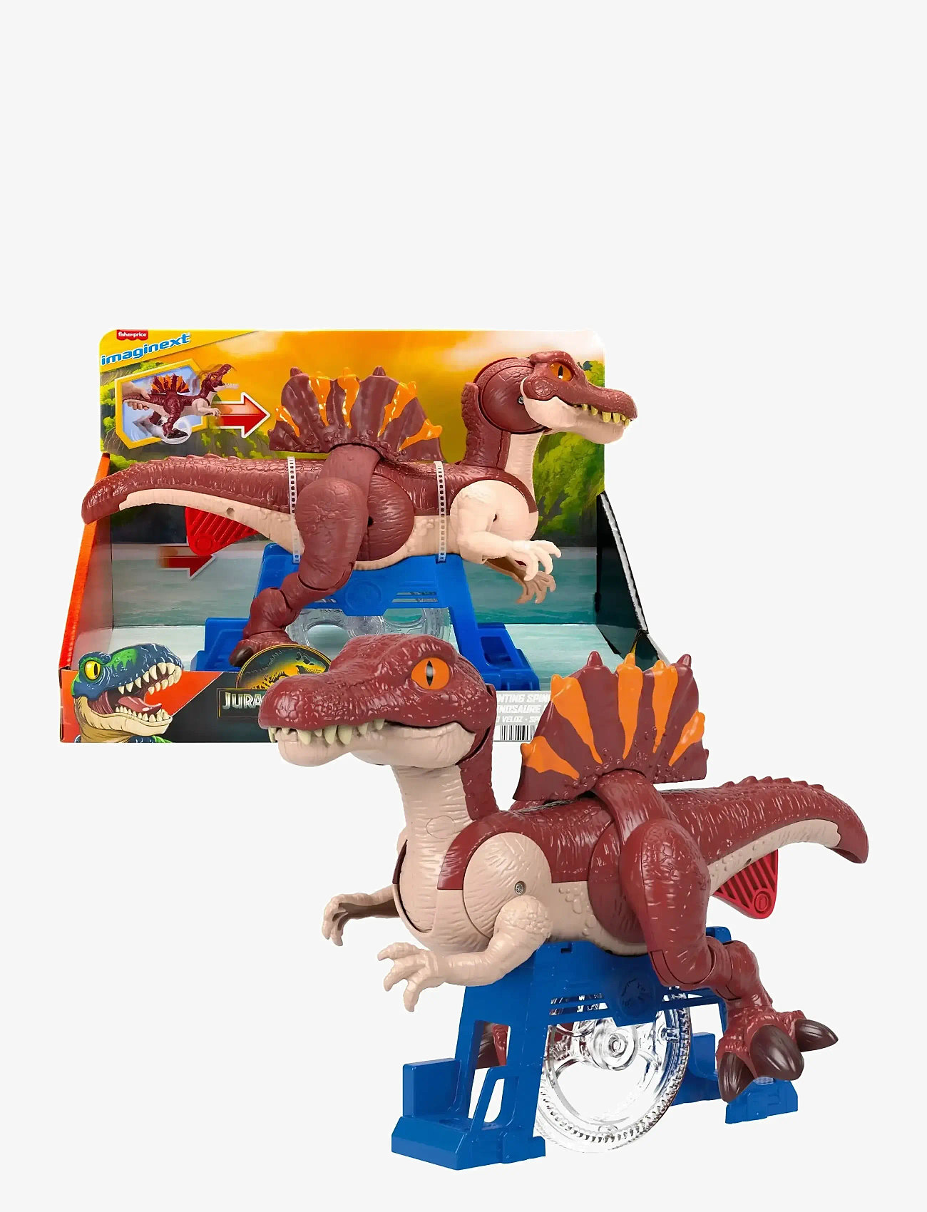 Imaginext - Imaginext Jurassic World Rebirth Sprinting Spinosaurus Dinosaur Toy with Lunge & Chomp - spiel-sets - multi color - 0