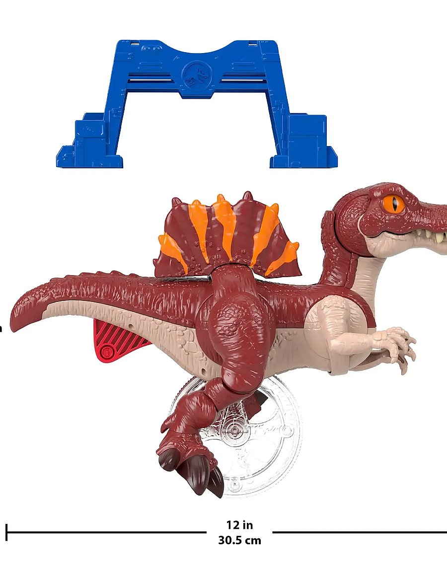 Imaginext - Imaginext Jurassic World Rebirth Sprinting Spinosaurus Dinosaur Toy with Lunge & Chomp - Žaidimų rinkiniai ir veiksmo figūrėlės - multi color - 0
