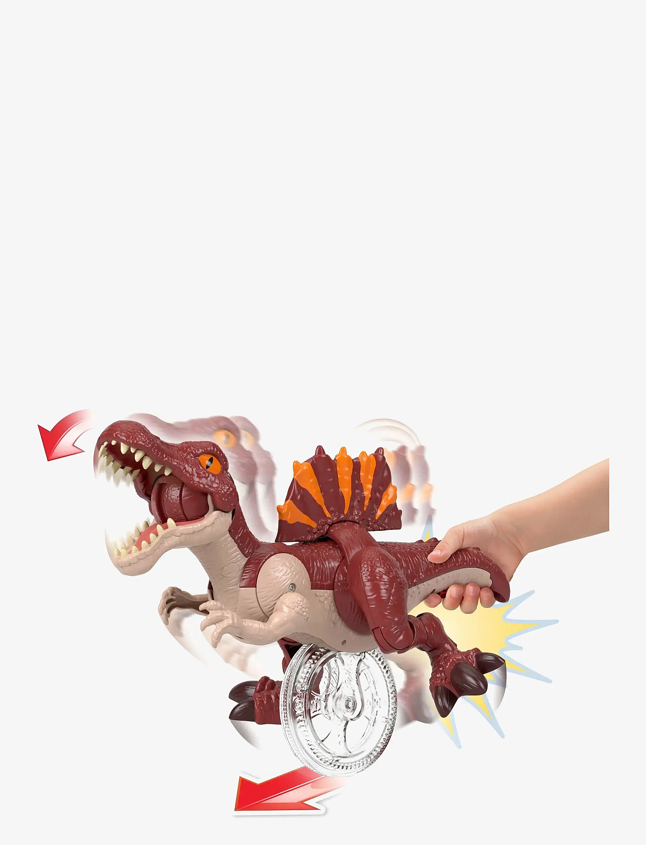 Imaginext - Imaginext Jurassic World Rebirth Sprinting Spinosaurus Dinosaur Toy with Lunge & Chomp - spiel-sets - multi color - 1