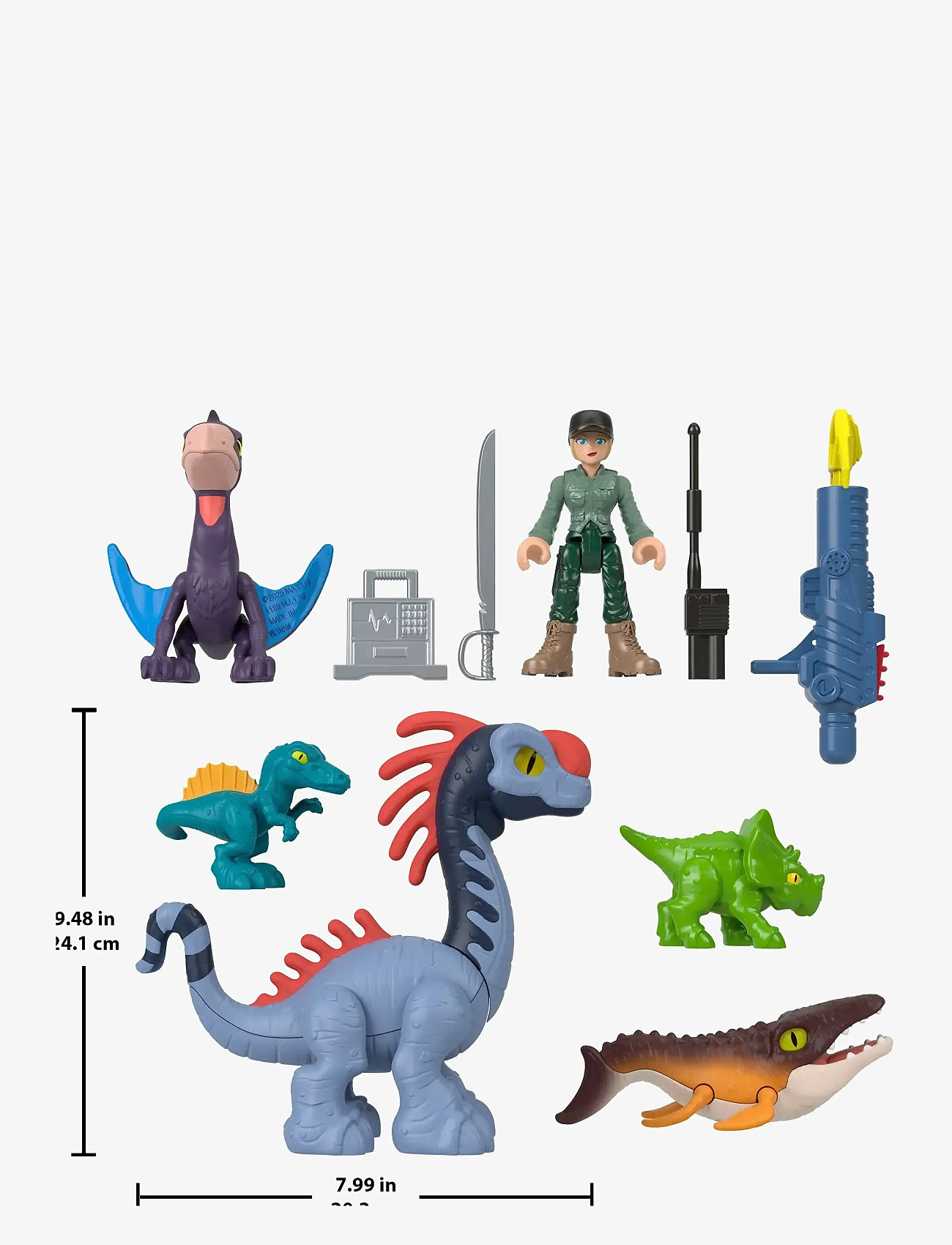 Imaginext - Imaginext Jurassic World Rebirth Set with 6 Action Figures, Launcher & Accessories - loomad - multi color - 2