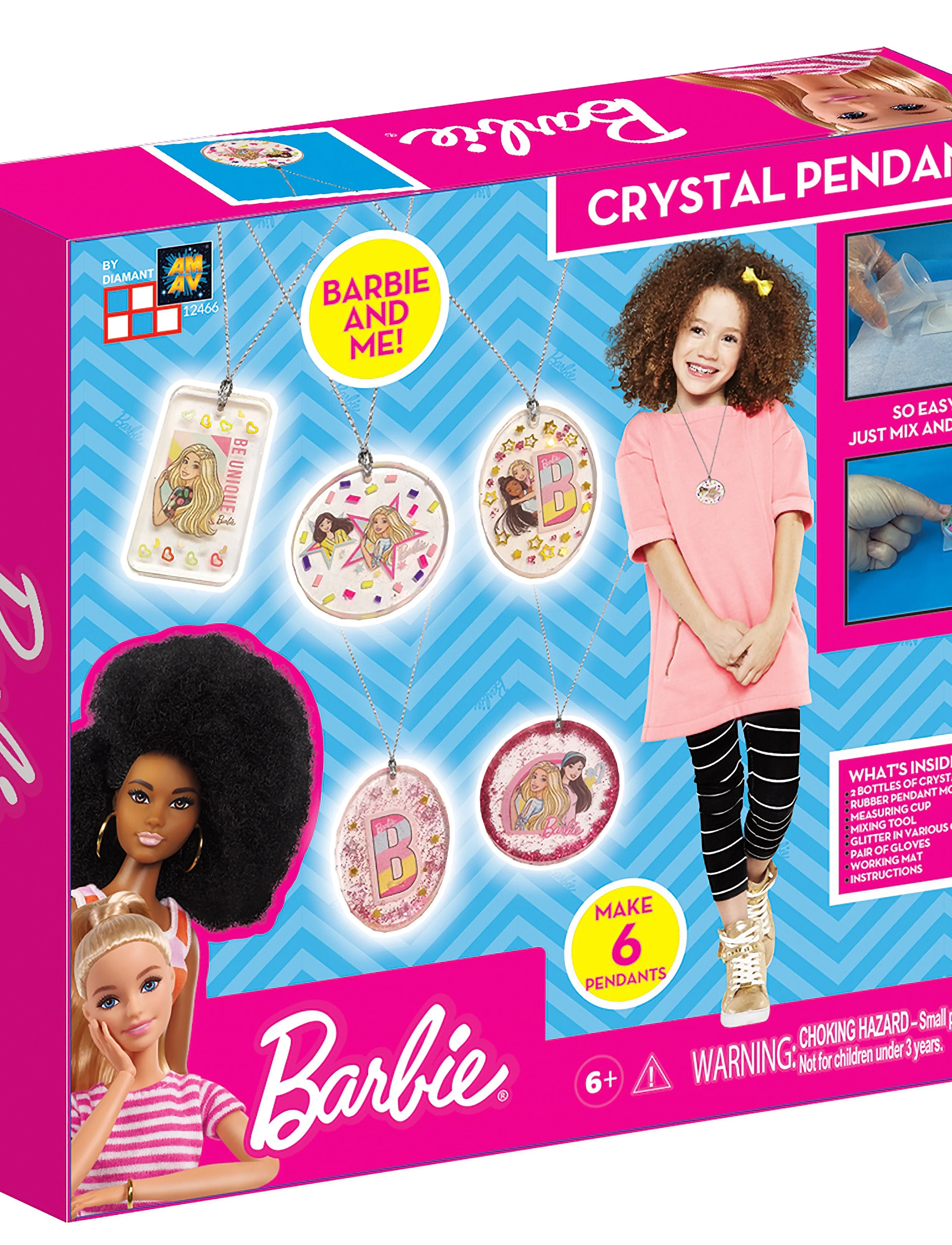 Barbie Barbie Crystal Jewelry, 28X5.5X26.5, Multi/patterned, Håndværk > Smykker & Tilbehør, Børn