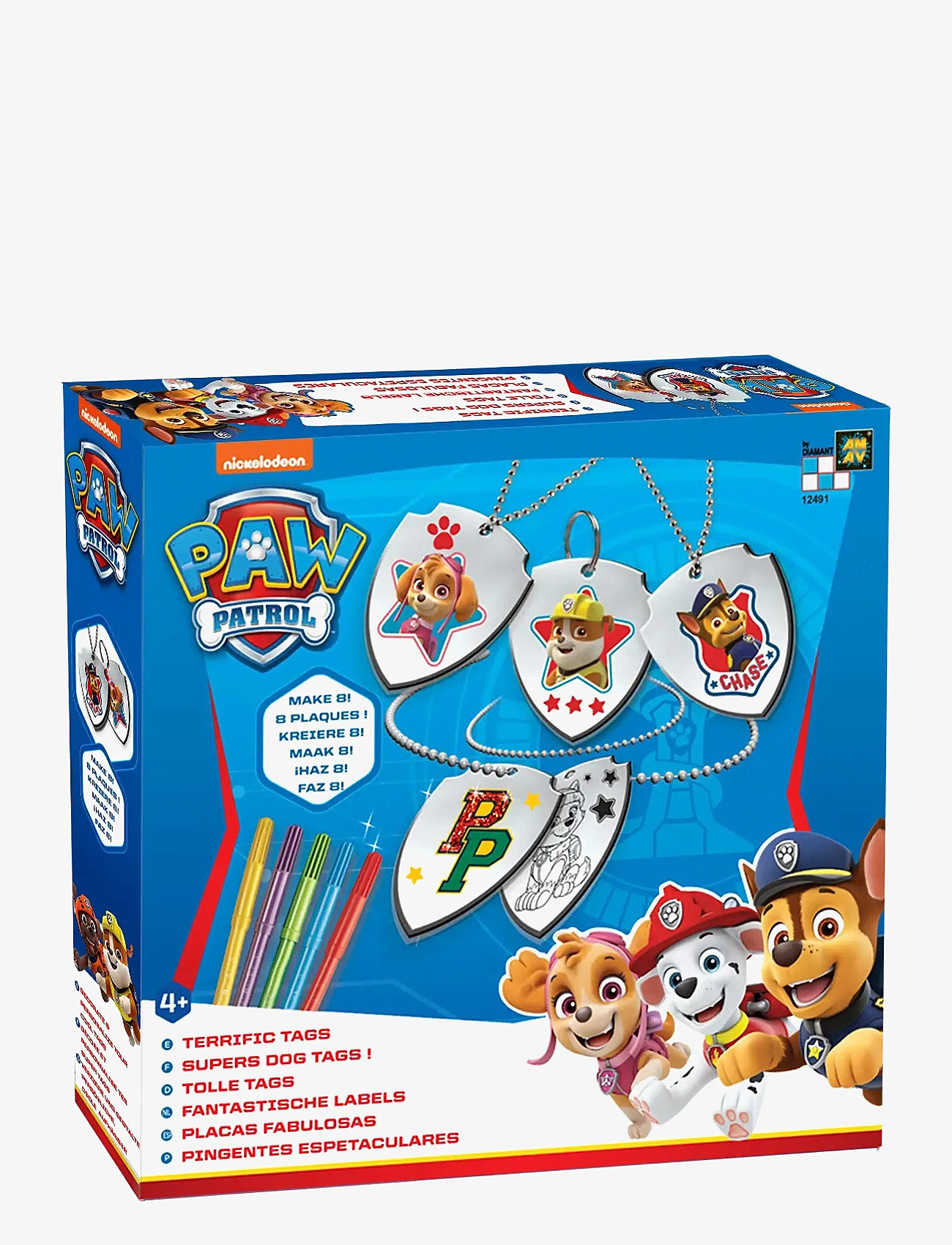 Paw Patrol - Paw Patrol Tags - Terrific Tags - smykker & tilbehør - multi coloured - 0