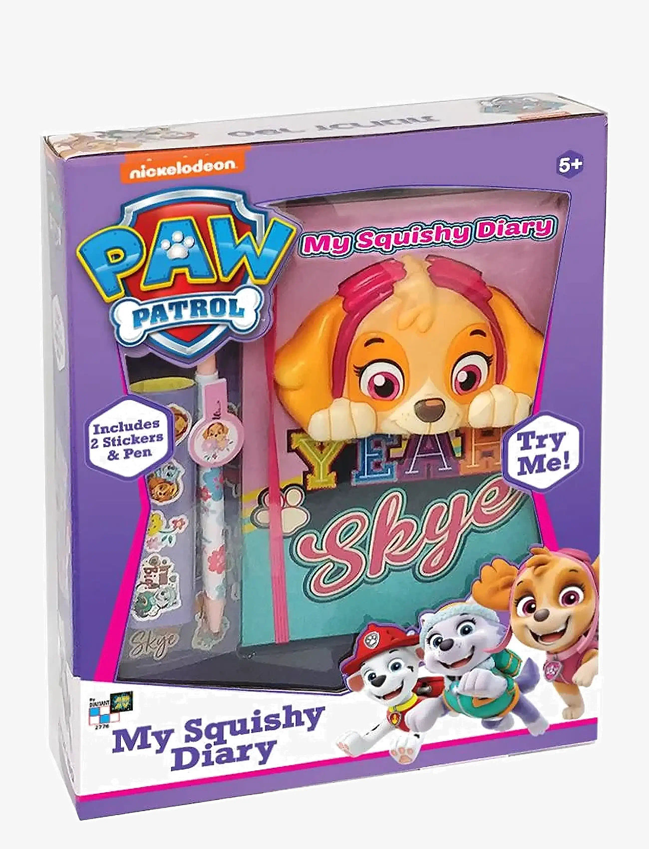 Käpapatrull - Paw Patrol My Squishy Diary - käsitöökomplekt - multi coloured - 0