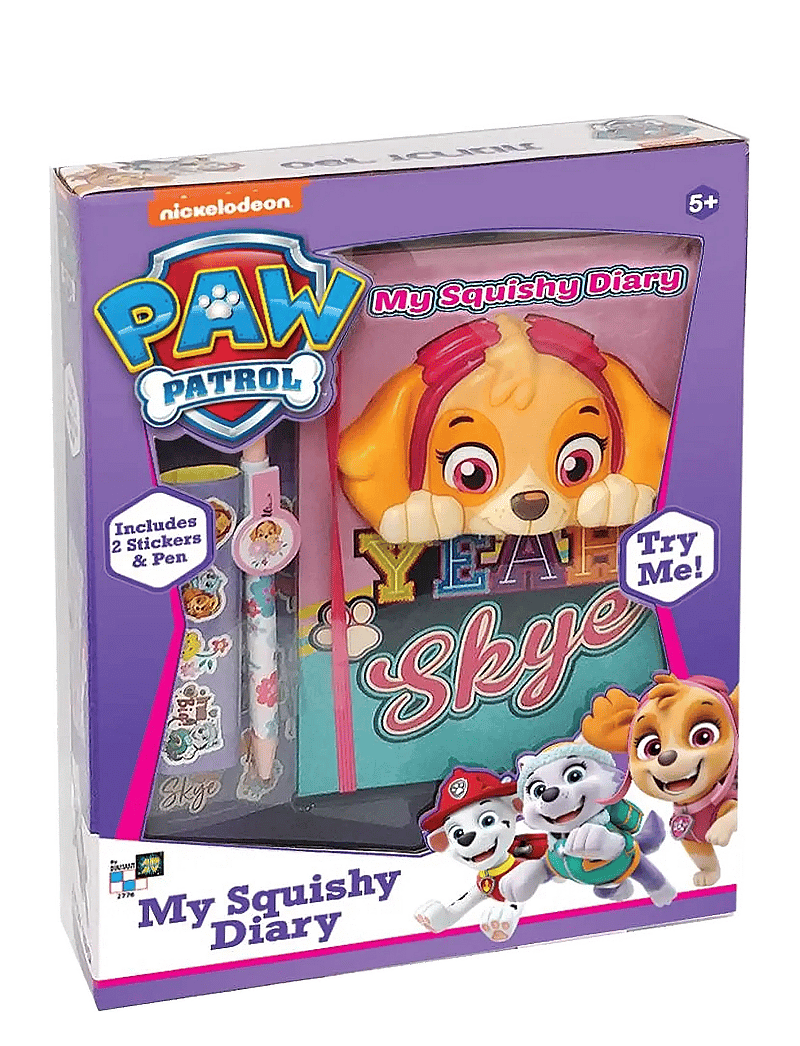 Käpapatrull - Paw Patrol My Squishy Diary - käsitöökomplekt - multi coloured - 0