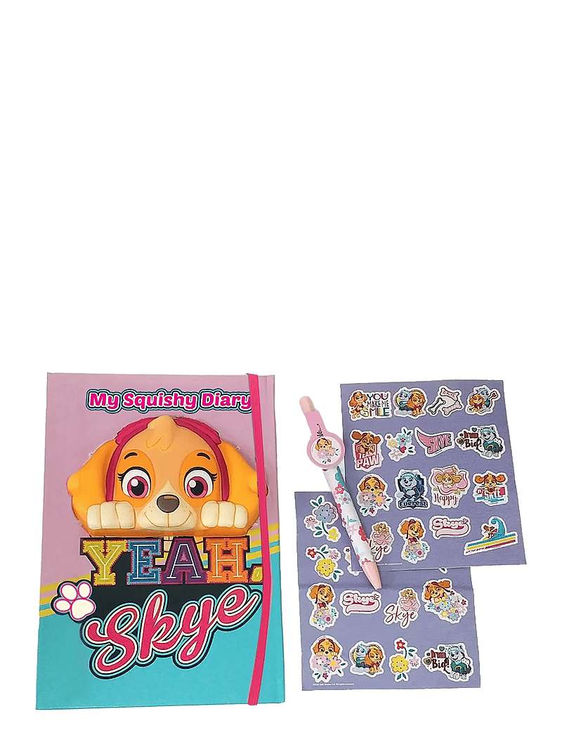 Käpapatrull - Paw Patrol My Squishy Diary - käsitöökomplekt - multi coloured - 1