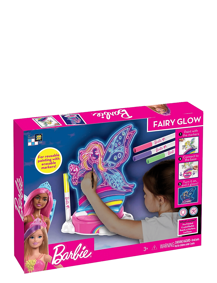 Barbie - Barbie Night Lamp/Decoration - Fairy Paint N Lite - Öölambid - multi coloured - 0