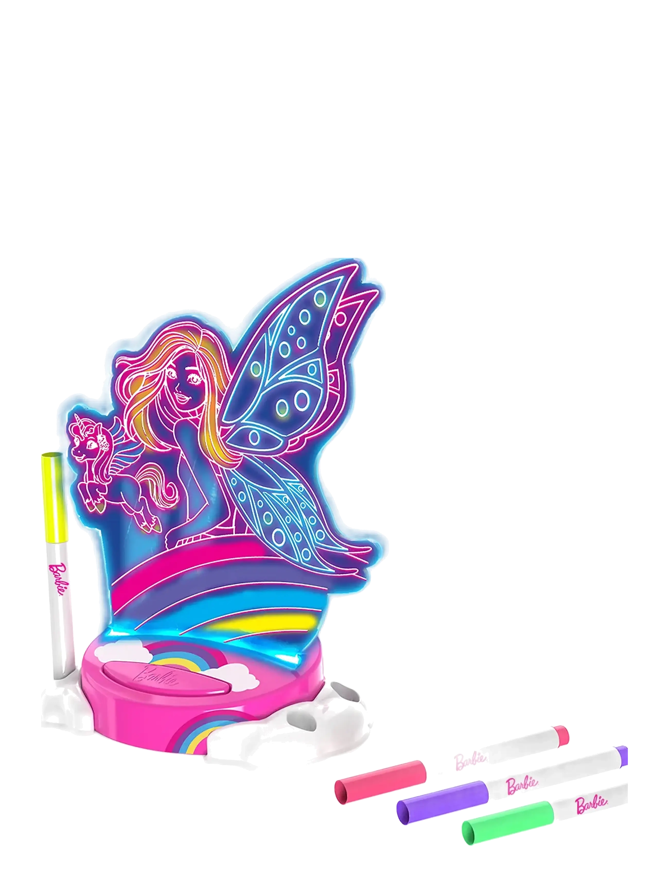 Barbie - Barbie Night Lamp/Decoration - Fairy Paint N Lite - night lamps - multi coloured - 1