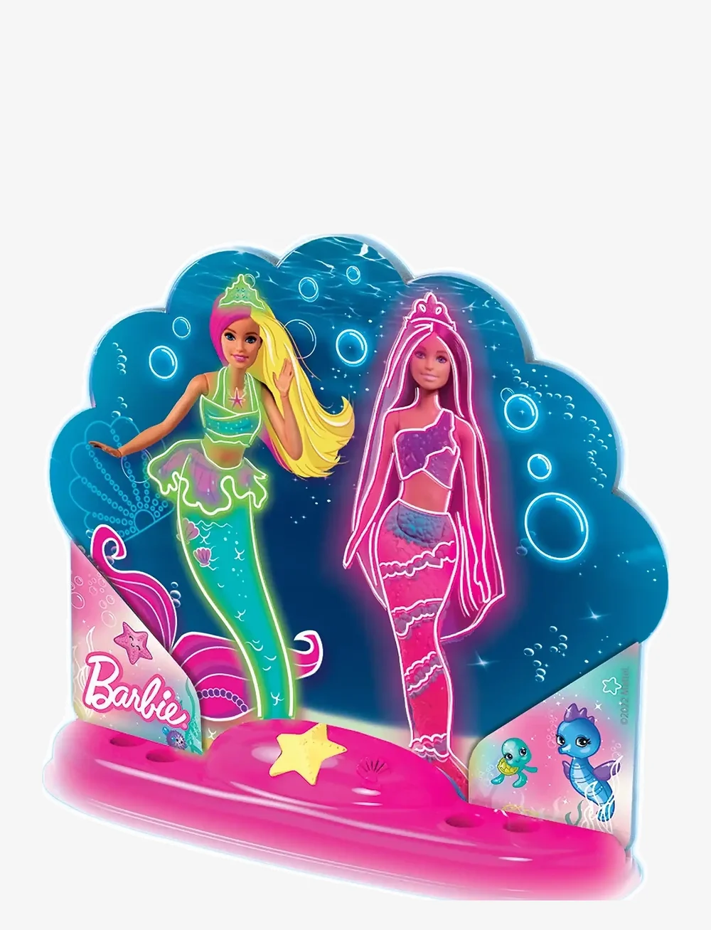 Barbie - Barbie Night Lamp/Decoration - Shell Glow - nachtlampen - multi coloured - 0