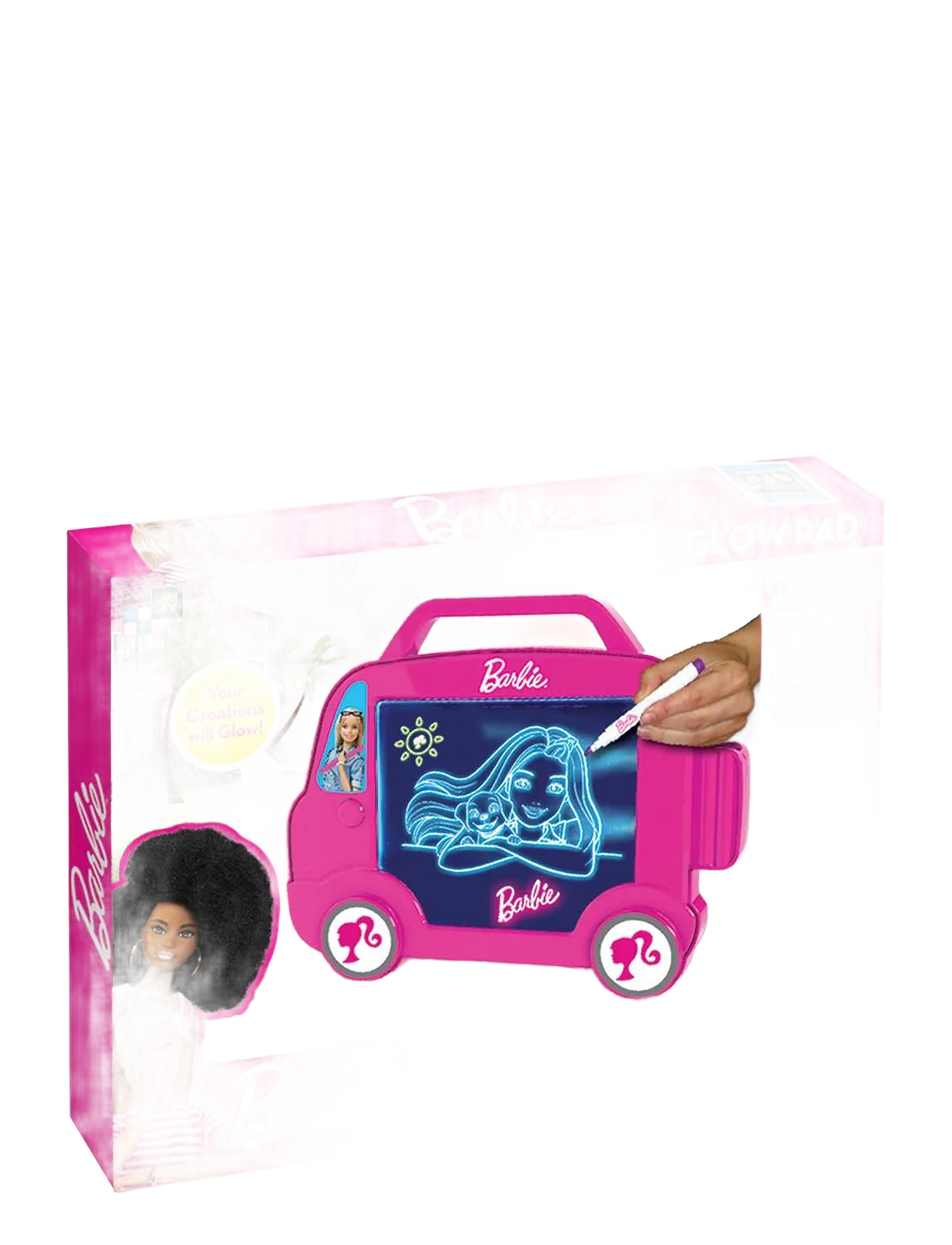 Barbie - Barbie Drawing Board - Glow Pad - joonistustahvlid - multi coloured - 4