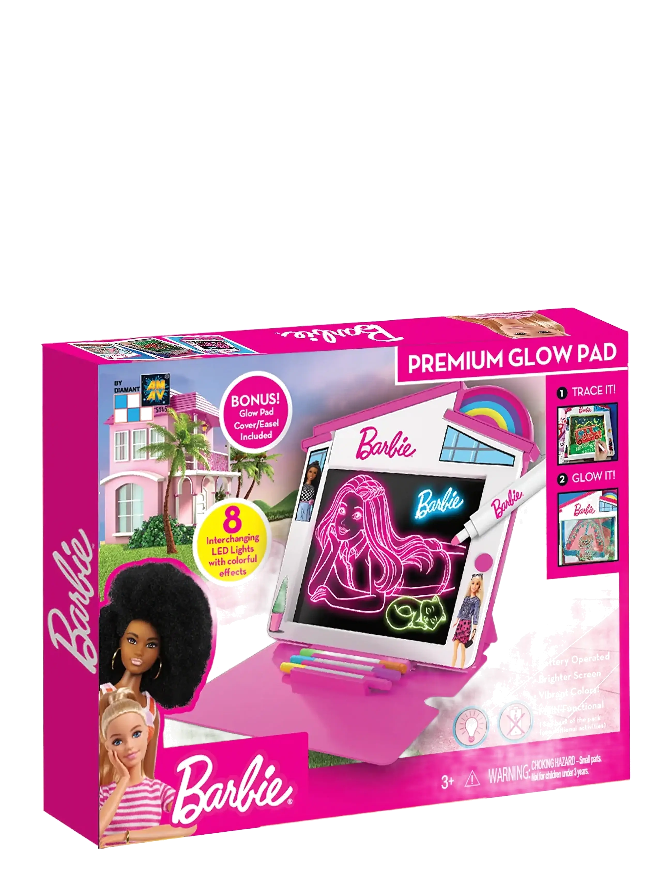 Barbie - Barbie Drawing Board - Dreamhouse Premium Glow Pad - planches à dessin - multi coloured - 2