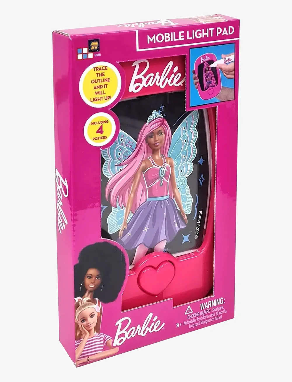 Barbie - Barbie mobile light pad - Mobile Light Pad - joonistustahvlid - multi coloured - 0