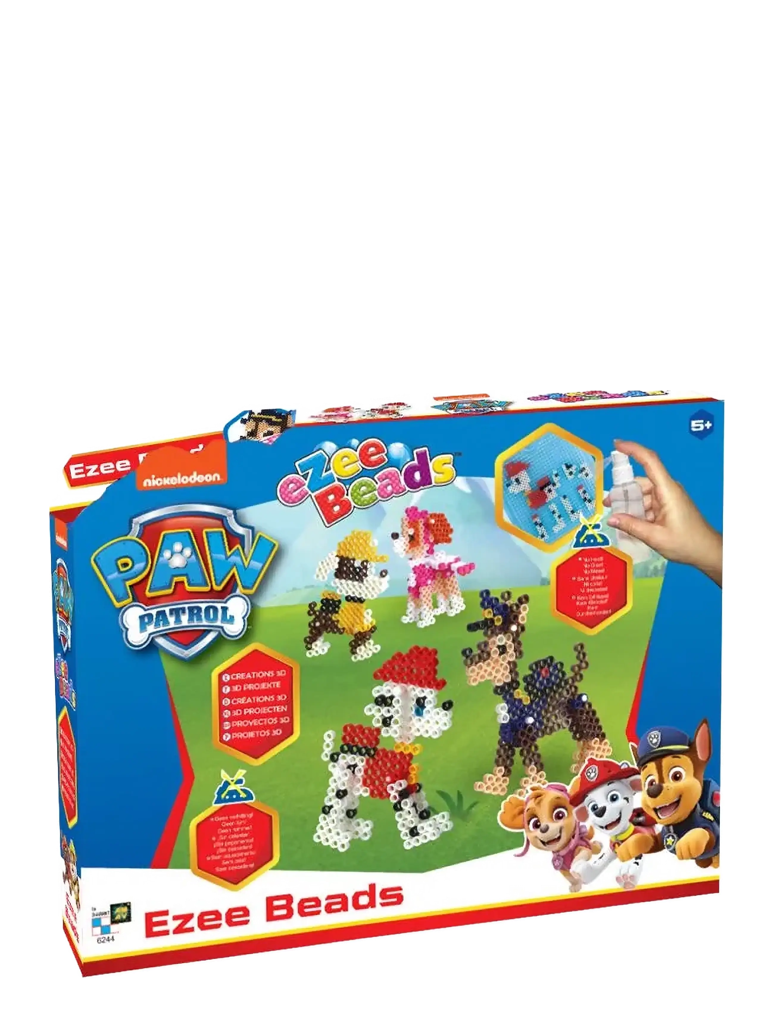 Paw Patrol Paw Patrol Make Your Own Figures - 3D Creations, 31X5X24, Multi/patterned, Håndværk > Perler, Børn