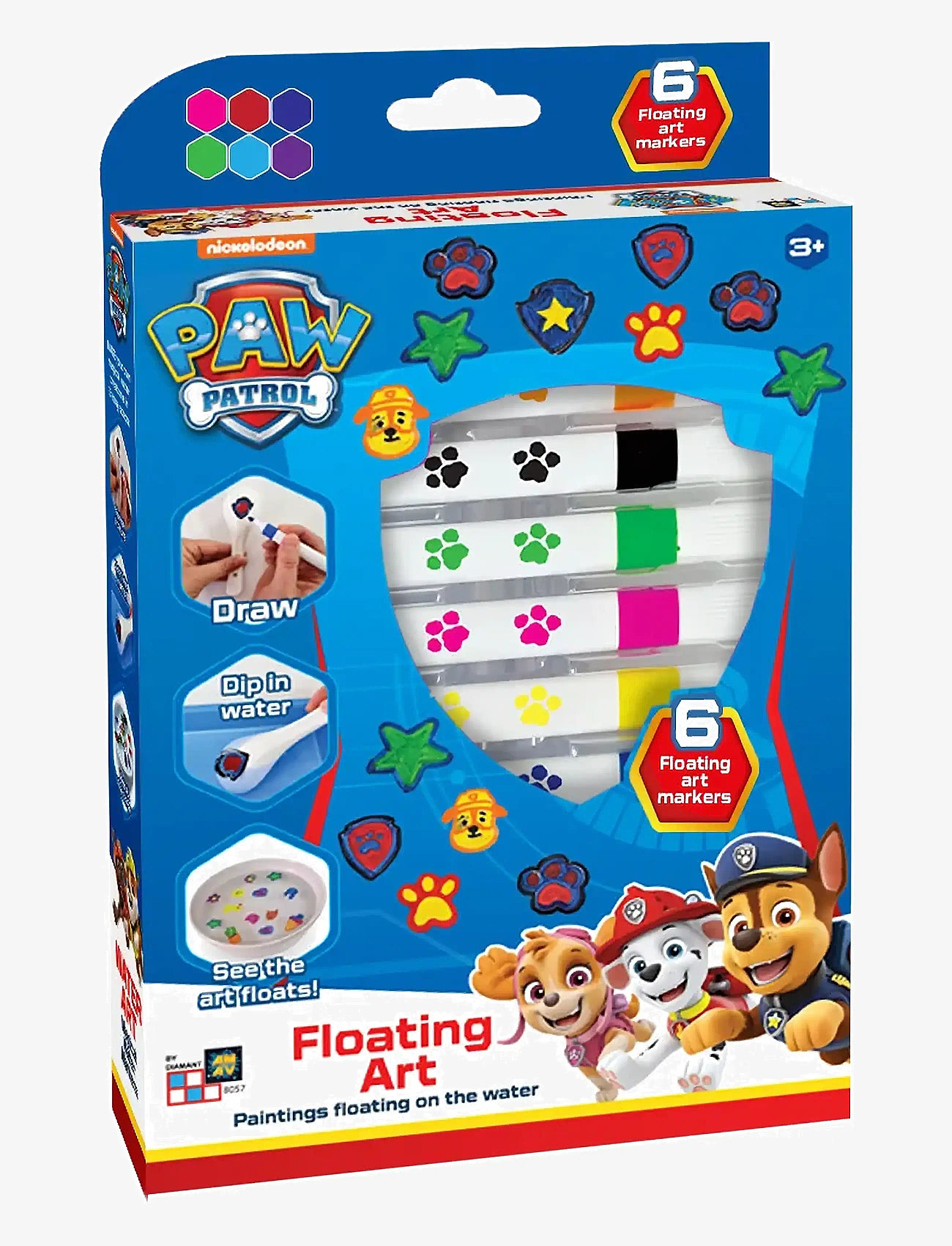 Paw Patrol - Paw Patrol Create Unique Artworks - Floating Art - rita - multi coloured - 1