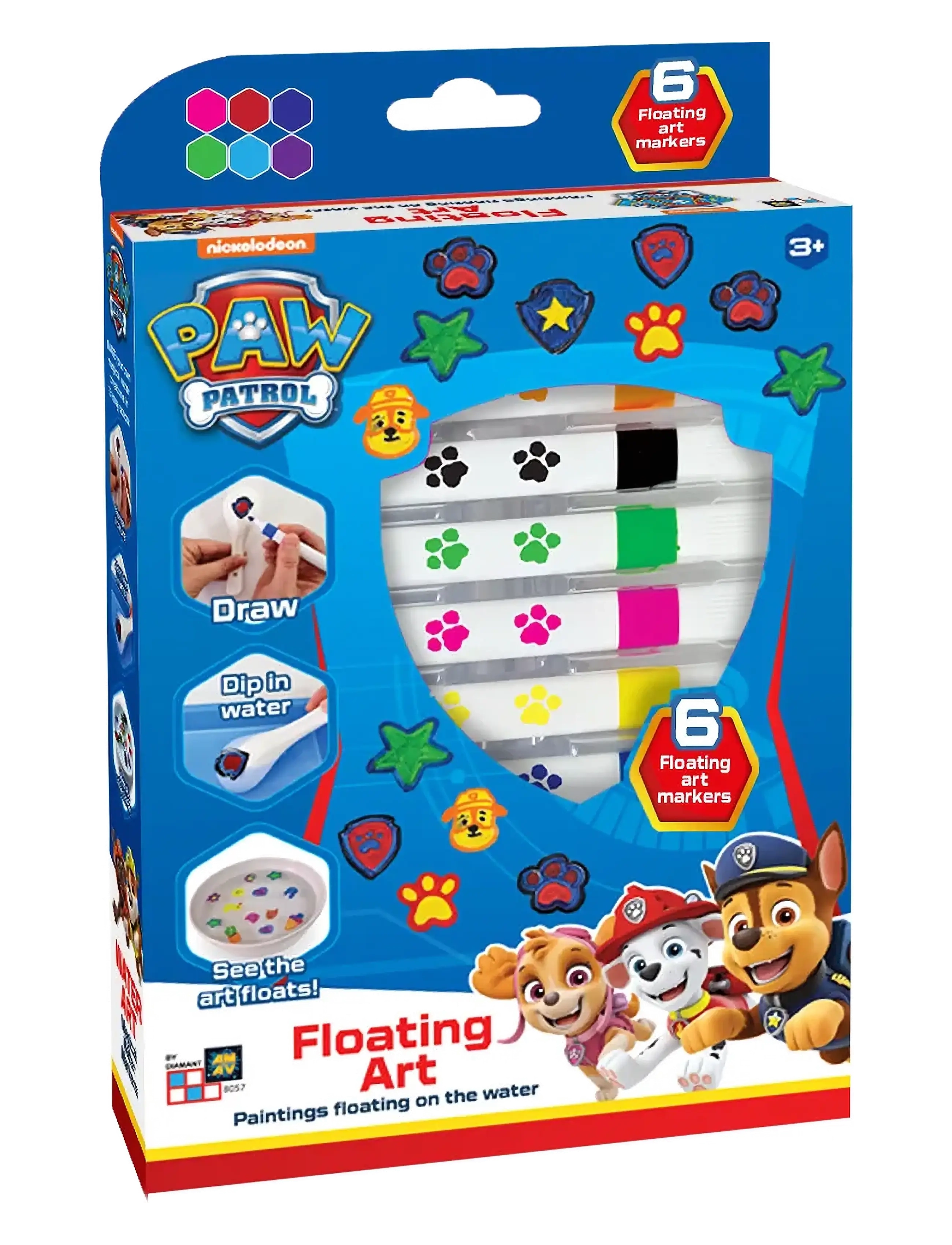Import for Kids Paw Patrol Create Unique Artworks - Floating Art - Legetøj - MULTI COLOURED / multi