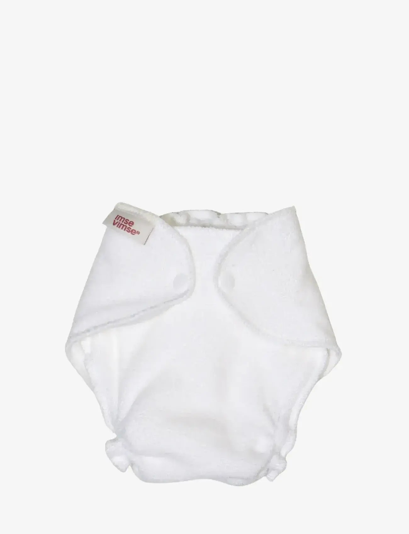 Imse Vimse - Terry Diapers, Newborn, White 4-p - blöjor - white - 1
