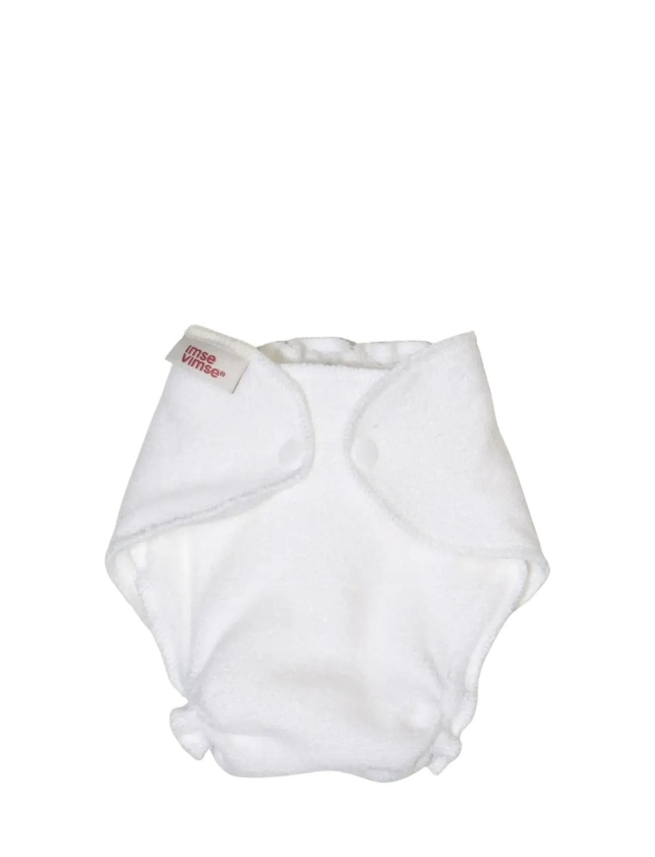 Imse Vimse - Terry Diapers, Newborn, White 4-p - bleer - white - 1