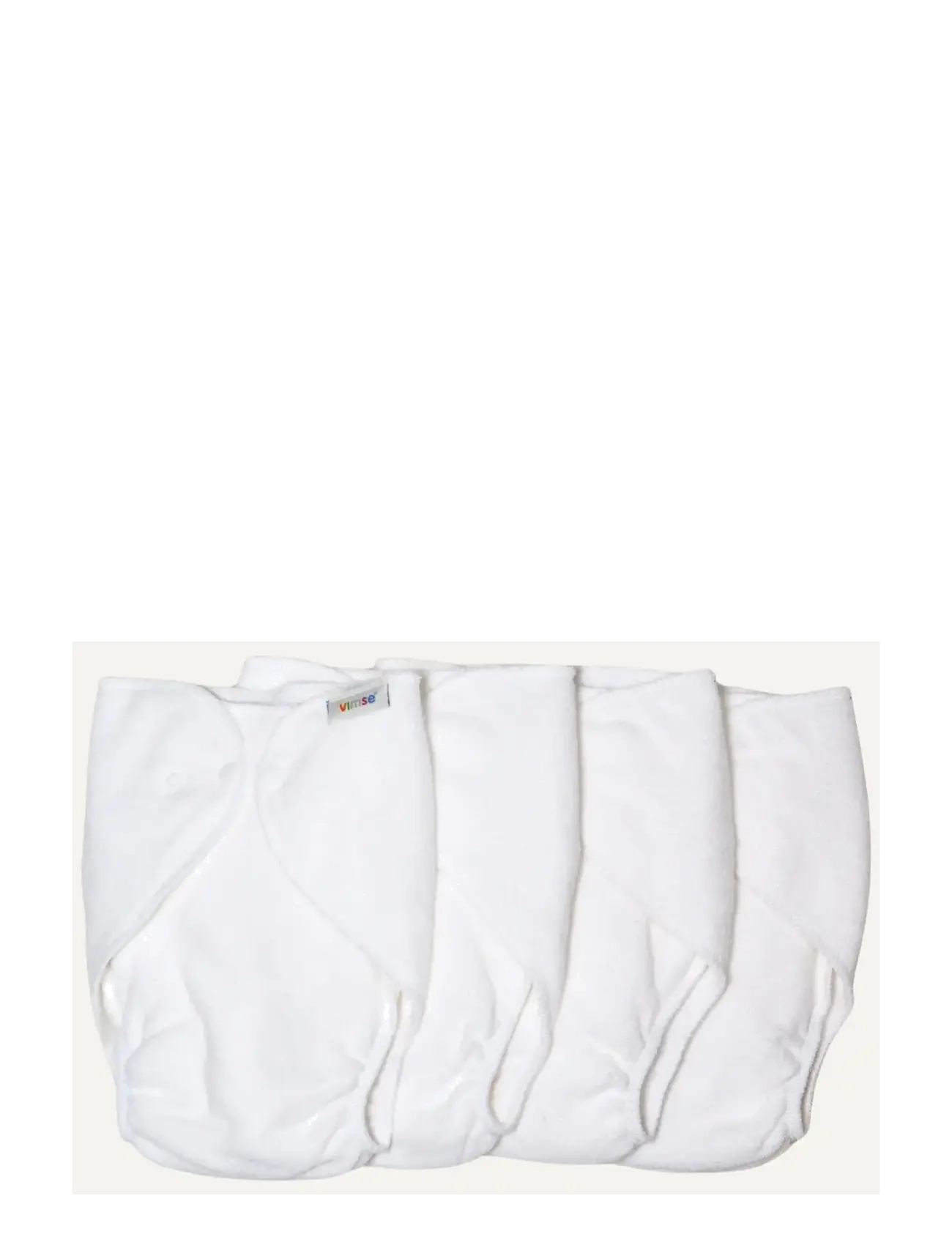 Imse Vimse Terry Diapers, One Size, White 4-P, Care & Hygiene, Weiß - Baby Accessories, Kinder