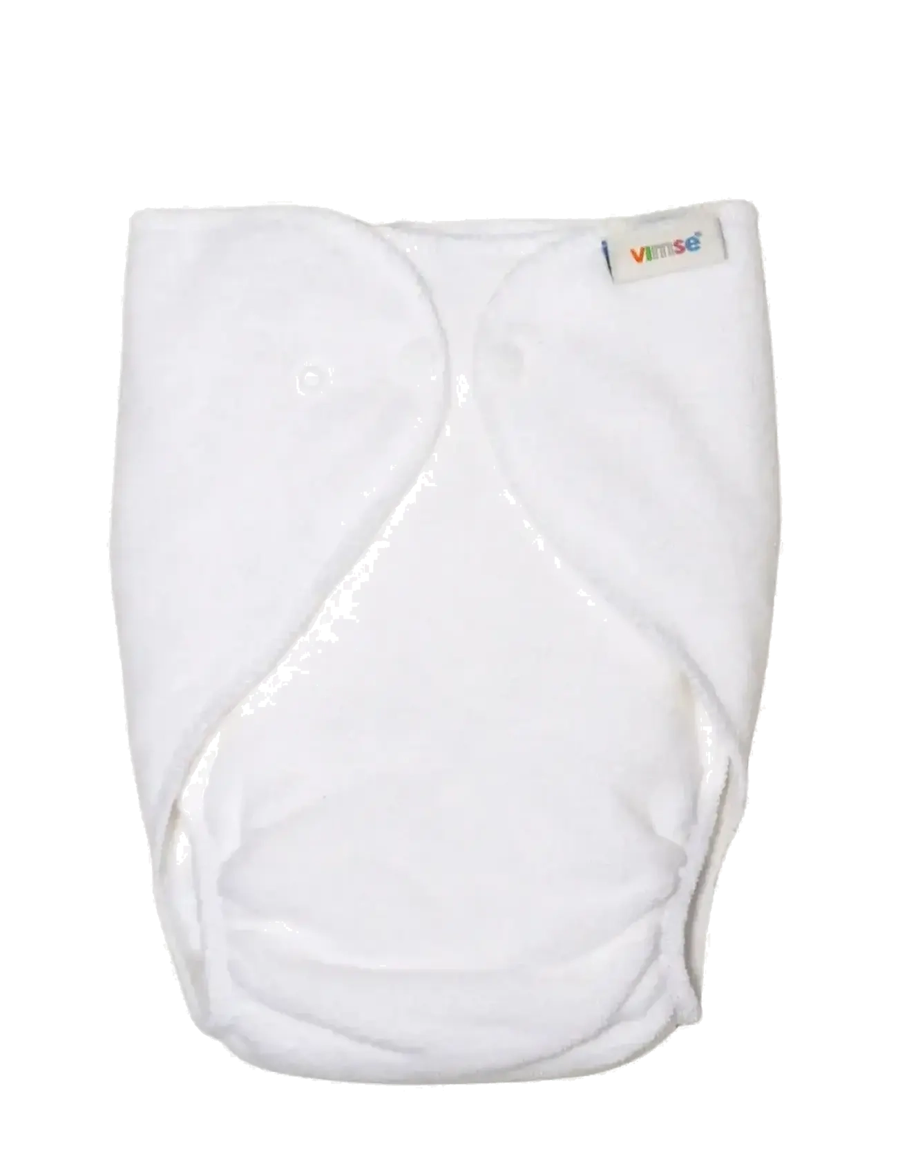 Imse Vimse - Terry Diapers, One Size, White 4-p - diapers - white - 1
