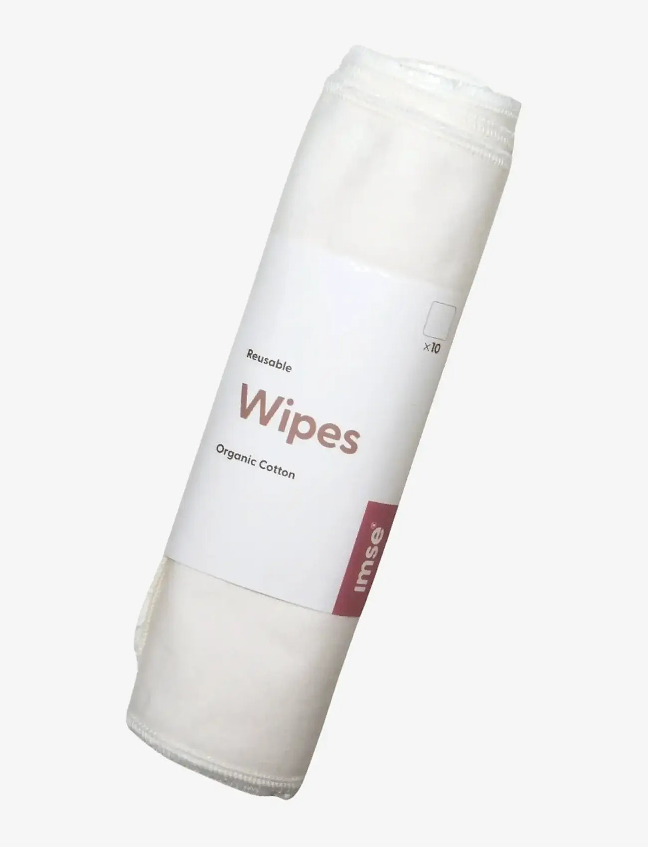 Imse Vimse - Reusable Wipes, Natural 10-pack - vådservietter - natural - 1