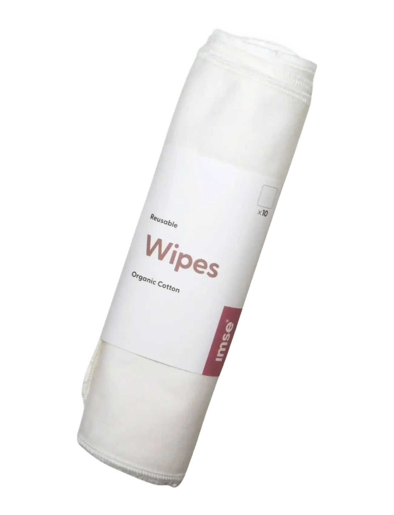 Imse Vimse - Reusable Wipes, Natural 10-pack - drėgnos servetėlės - natural - 1