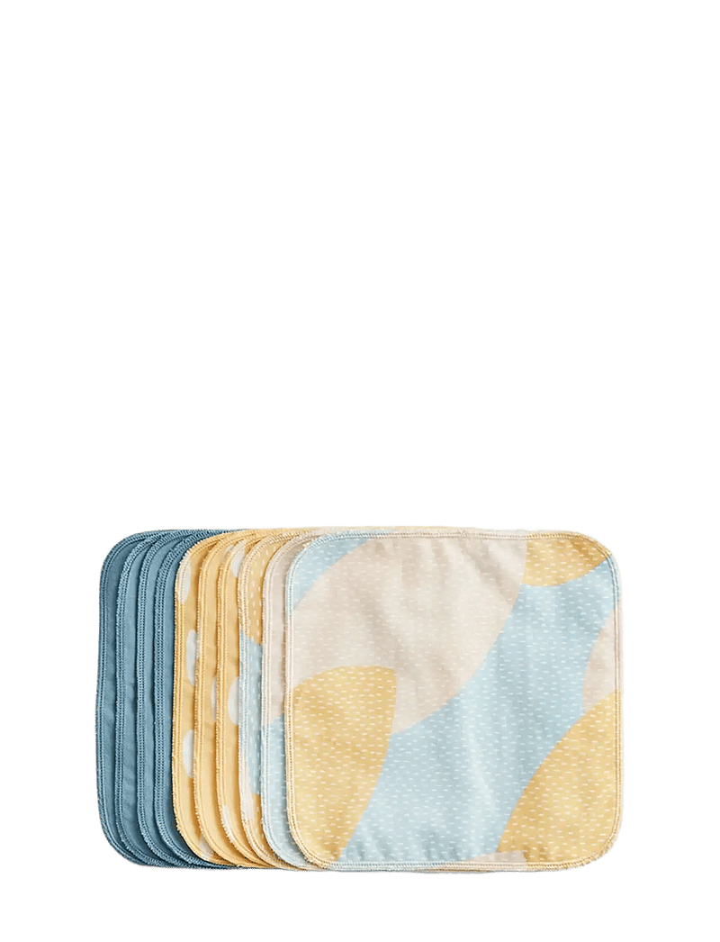 Imse Vimse - Reusable Wipes, Blue Sprinkle 10-pack - torklappar - blue sprinkle - 0
