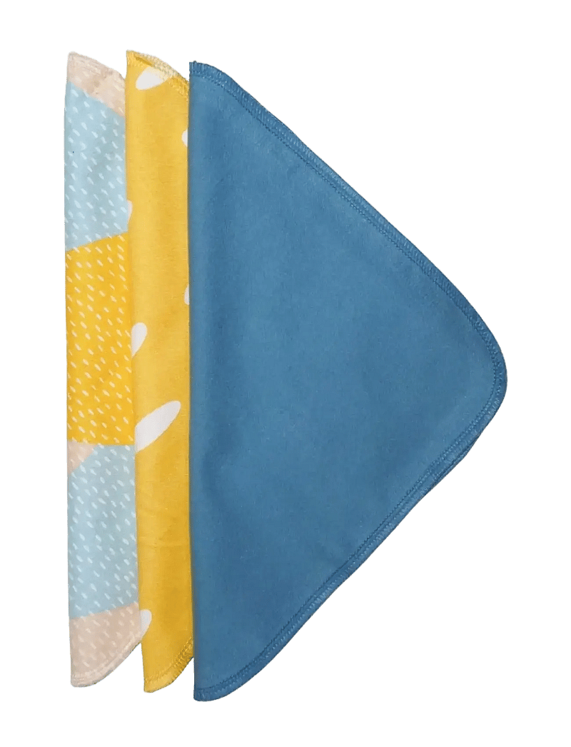 Imse Vimse - Reusable Wipes, Blue Sprinkle 10-pack - torklappar - blue sprinkle - 1