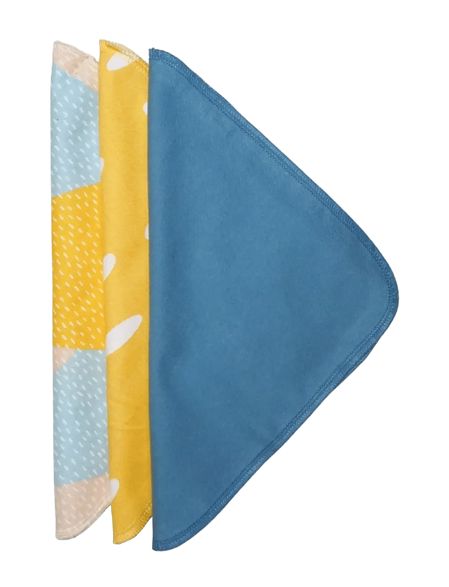 Imse Vimse - Reusable Wipes, Blue Sprinkle 10-pack - lingettes - blue sprinkle - 1