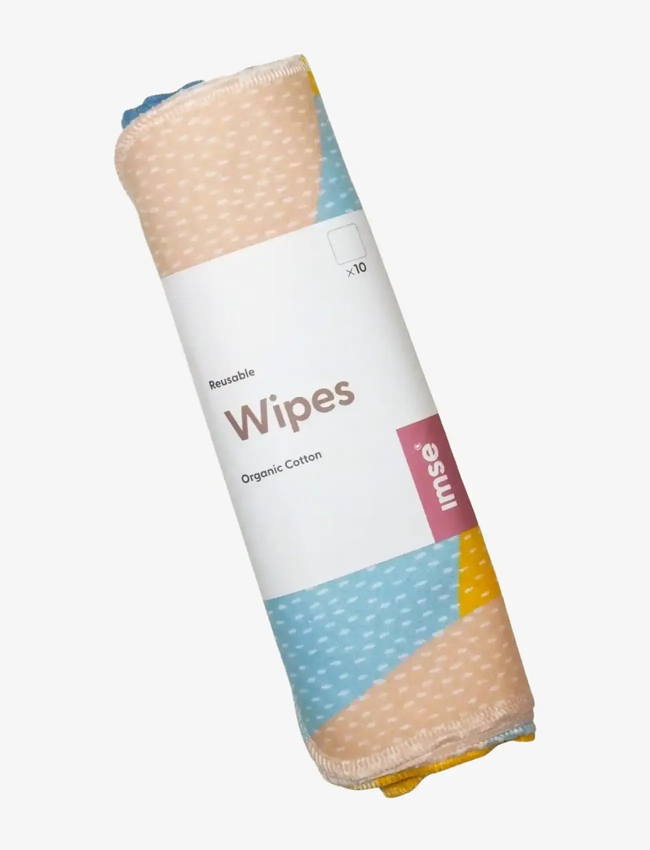 Imse Vimse - Reusable Wipes, Blue Sprinkle 10-pack - cloths - blue sprinkle - 2