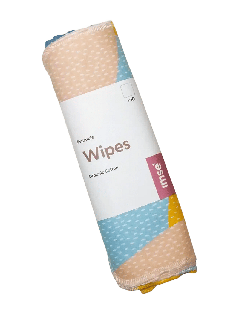 Imse Vimse - Reusable Wipes, Blue Sprinkle 10-pack - torklappar - blue sprinkle - 2