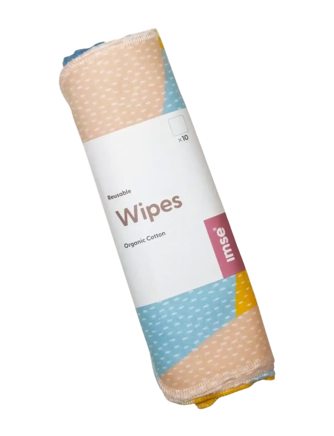 Imse Vimse - Reusable Wipes, Blue Sprinkle 10-pack - lingettes - blue sprinkle - 2