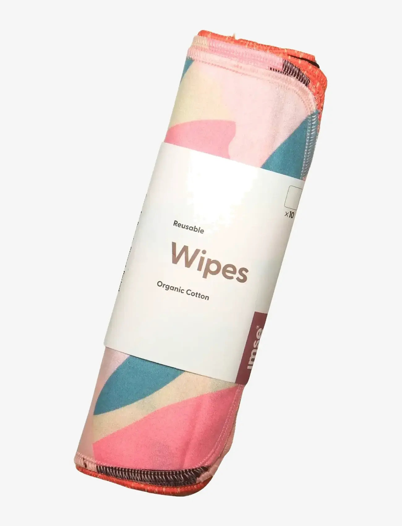 Imse Vimse - Reusable Wipes, Orange Sprinkle 10-pack - babypflege - orange sprinkle - 1