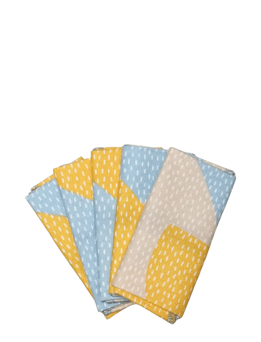 Imse Vimse - Tissues, Blue Sprinkle 5-pack - wickelunterlagen - blue sprinkle - 0