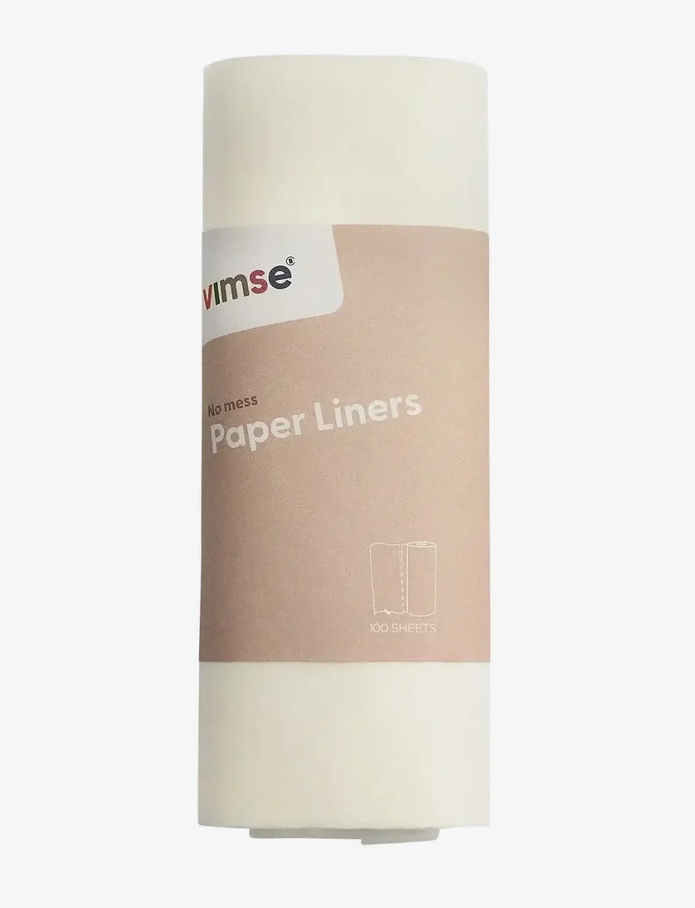 Imse Vimse - Paper Liners 1 roll/100 sheets - užvalkalai vystymo lentai - natural - 0