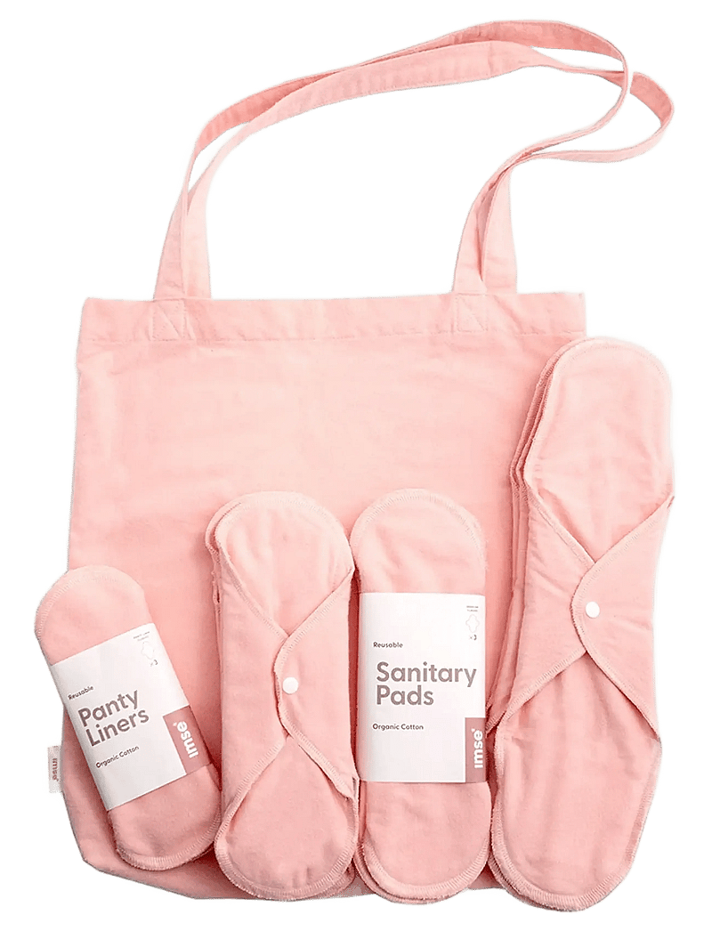 Imse Vimse - Start Kit Sanitary Pads, Pink - pink - 0