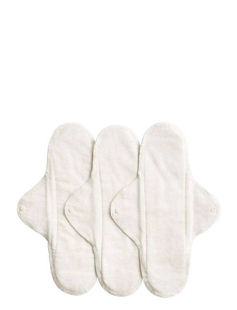 Imse Vimse - Sanitary Pads Classic Night, Natural 3-pack - menstruationsprodukter - natural - 0
