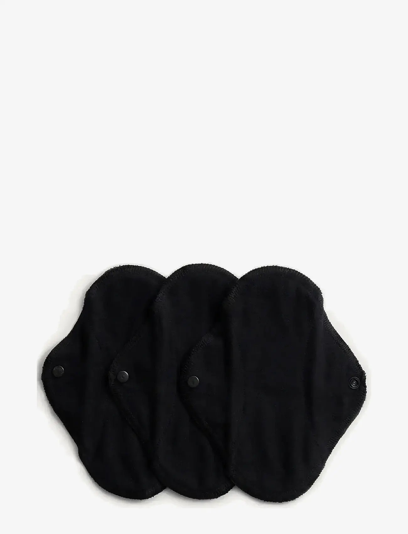 Imse Vimse - Panty Liners Classic, Black 3-pack - period panties - black - 2