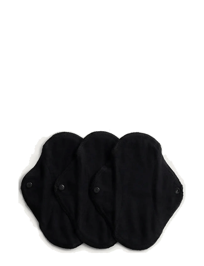 Imse Vimse - Panty Liners Classic, Black 3-pack - period panties - black - 2