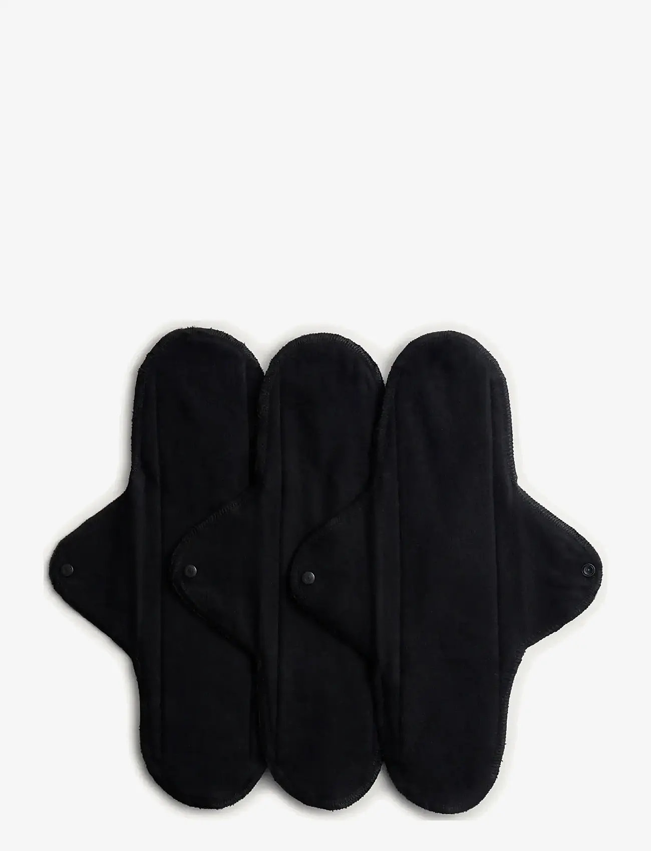 Imse Vimse - Sanitary Pads Classic Night, Black 3-pack - mensprodukter - black - 0