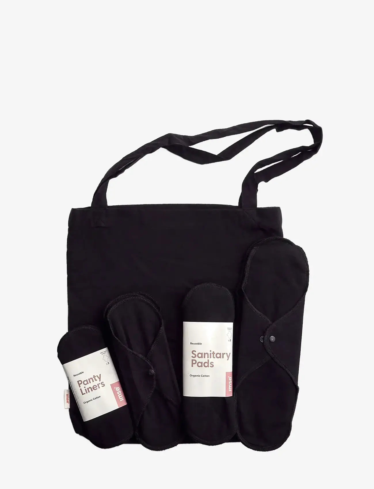 Imse Vimse - Start Kit Sanitary Pads, Black - menstruatsioonitooted - black - 0