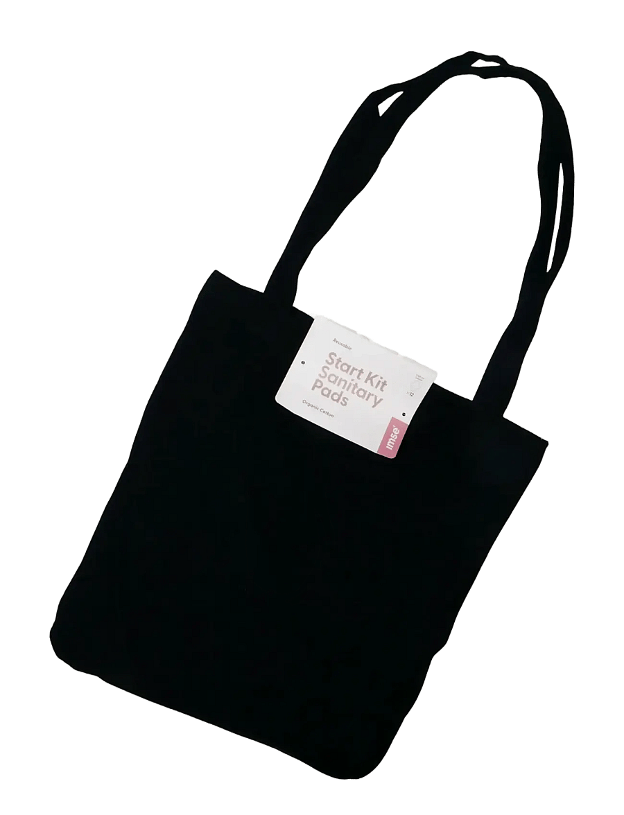 Imse Vimse - Start Kit Sanitary Pads, Black - mensprodukter - black - 1