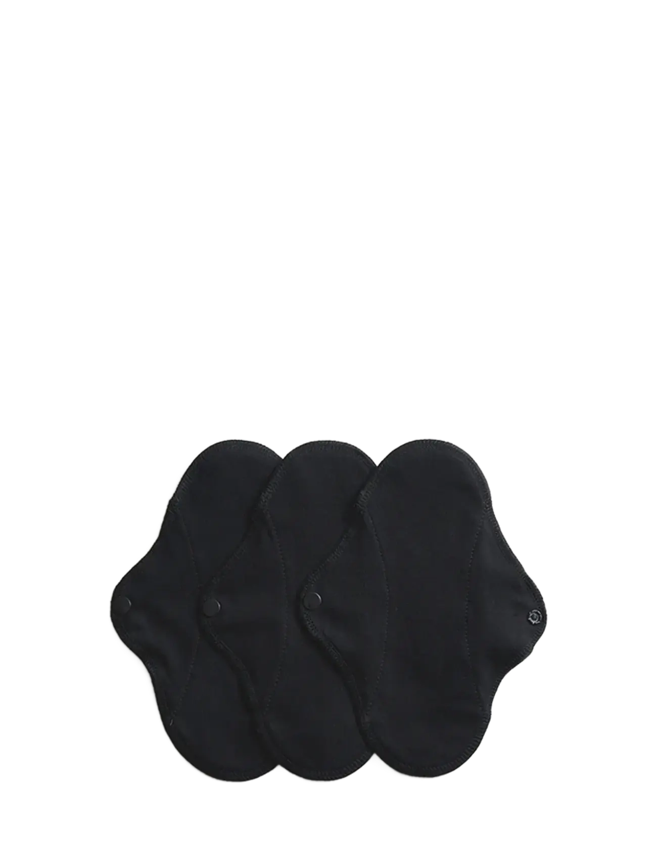 Imse Vimse Panty Liners Active, Black 3-Pack, One Size, Panties, Schwarz - Period Beauty