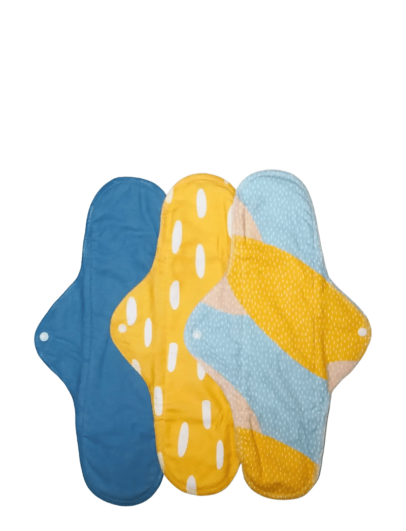 Imse Vimse - Sanitary Pads Classic Night, Blue Sprinkle 3-pack - menstrual products - blue sprinkle - 0