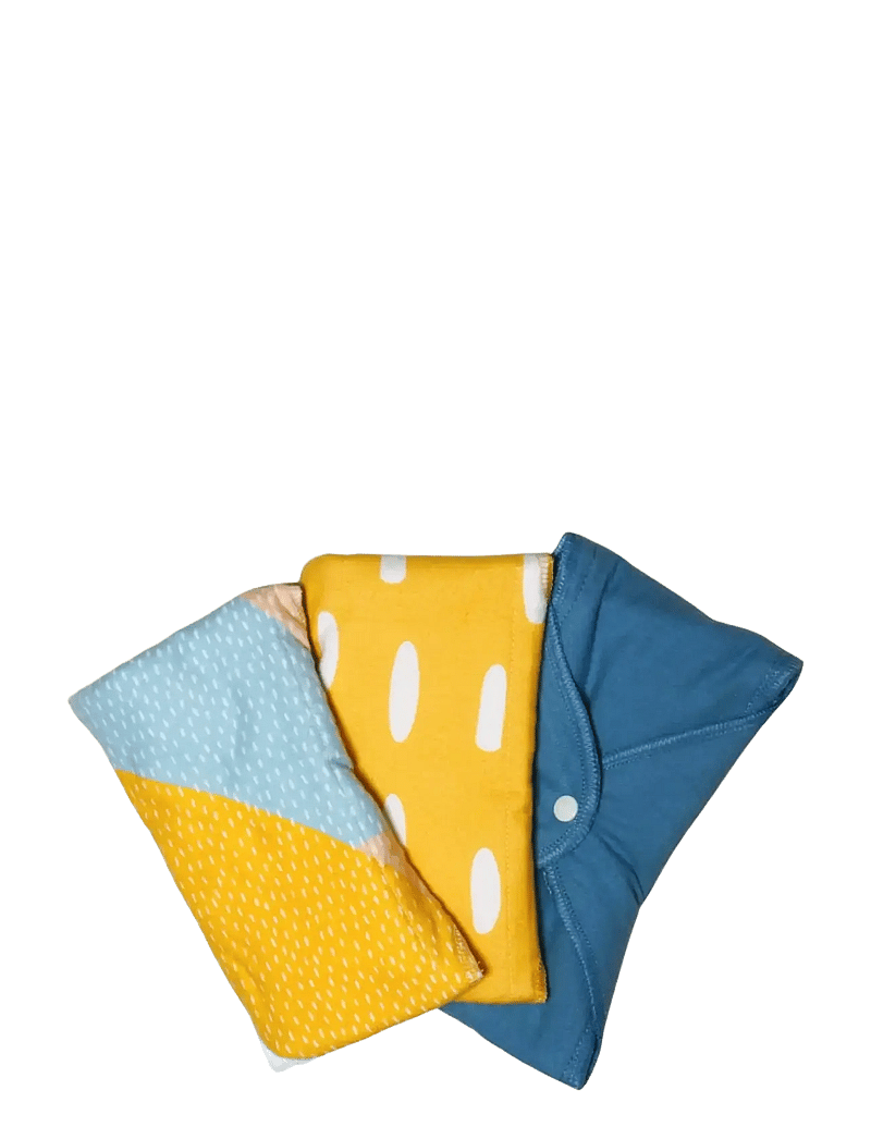Imse Vimse - Sanitary Pads Classic Night, Blue Sprinkle 3-pack - menstrual products - blue sprinkle - 2