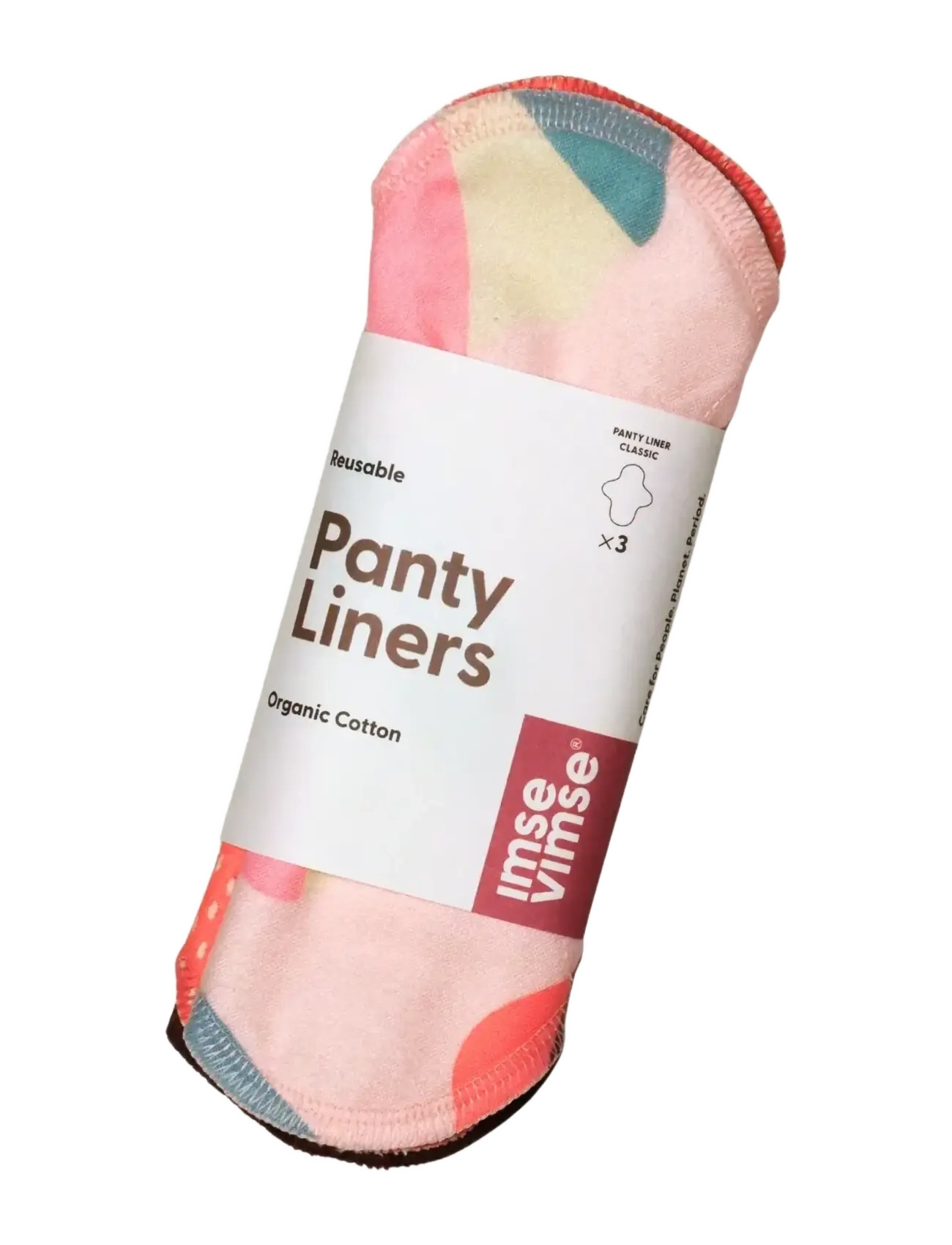 Imse Vimse - Panty Liners Classic, Orange Sprinkle 3-pack - menstruāciju produkti - orange sprinkle - 2